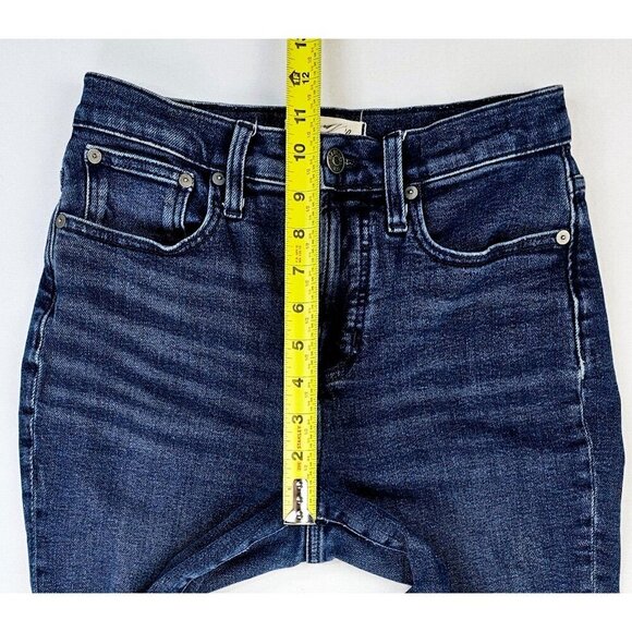 Madewell Size 26X25 Women's Petite The Perfect Vintage Jean Blue Denim Logo Tag - Picture 3 of 12